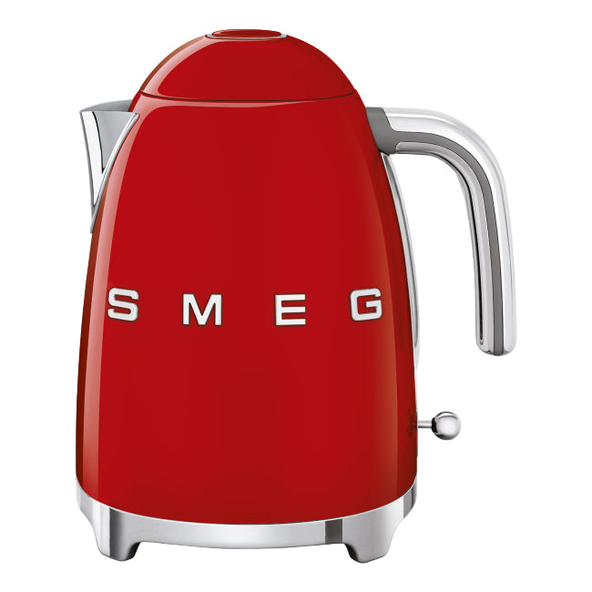 Smeg kettle Limescale filter, Fast Boiling, 1.7Lit, 3000Watts, Red