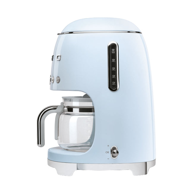 Smeg Filter American Coffee Machine, Dispensing up to 10, 1.4Lit, Pastel Blue