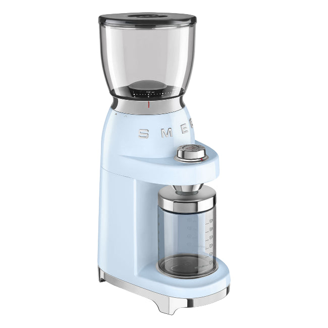 Smeg Multifunction Coffee Grinder, 150Watts, Pastel Blue Smeg Multifunction Coffee Grinder, 150Watts, Pastel Blue