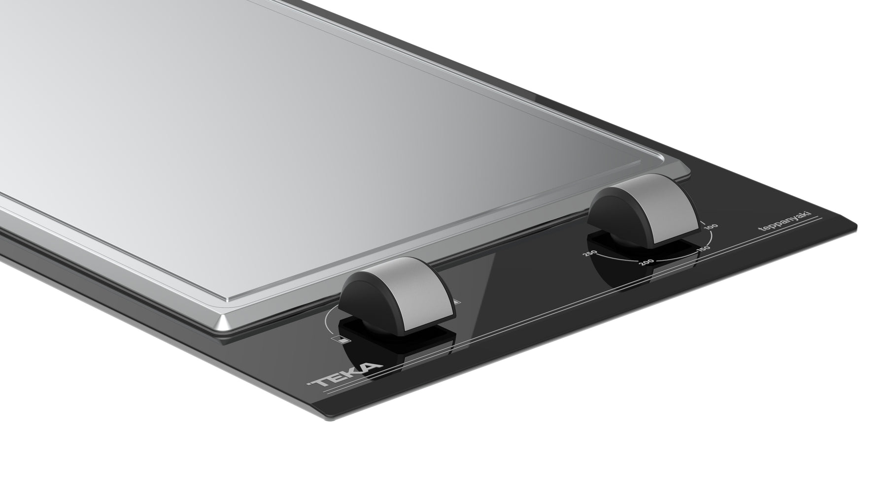 teka Modular teppanyaki with 2 cooking zones/black 376 X 118 cm teka Modular teppanyaki with 2 cooking zones/black 376 X 118 cm