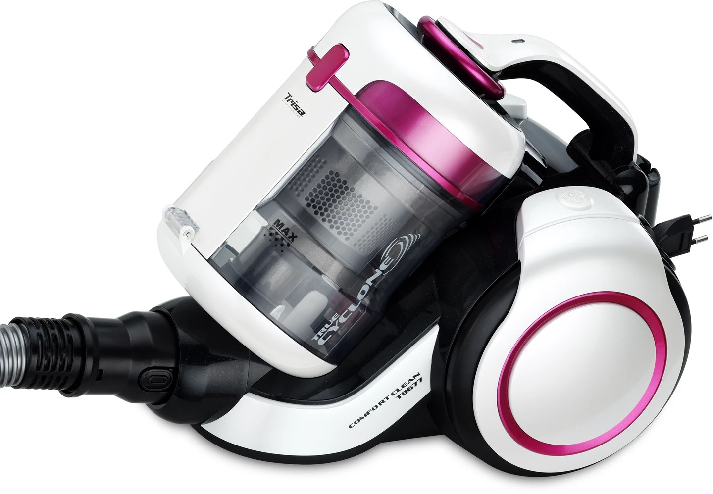 Trisa Canister Vacuum Cleaner, Comfort Clean, 700Watts, Pink