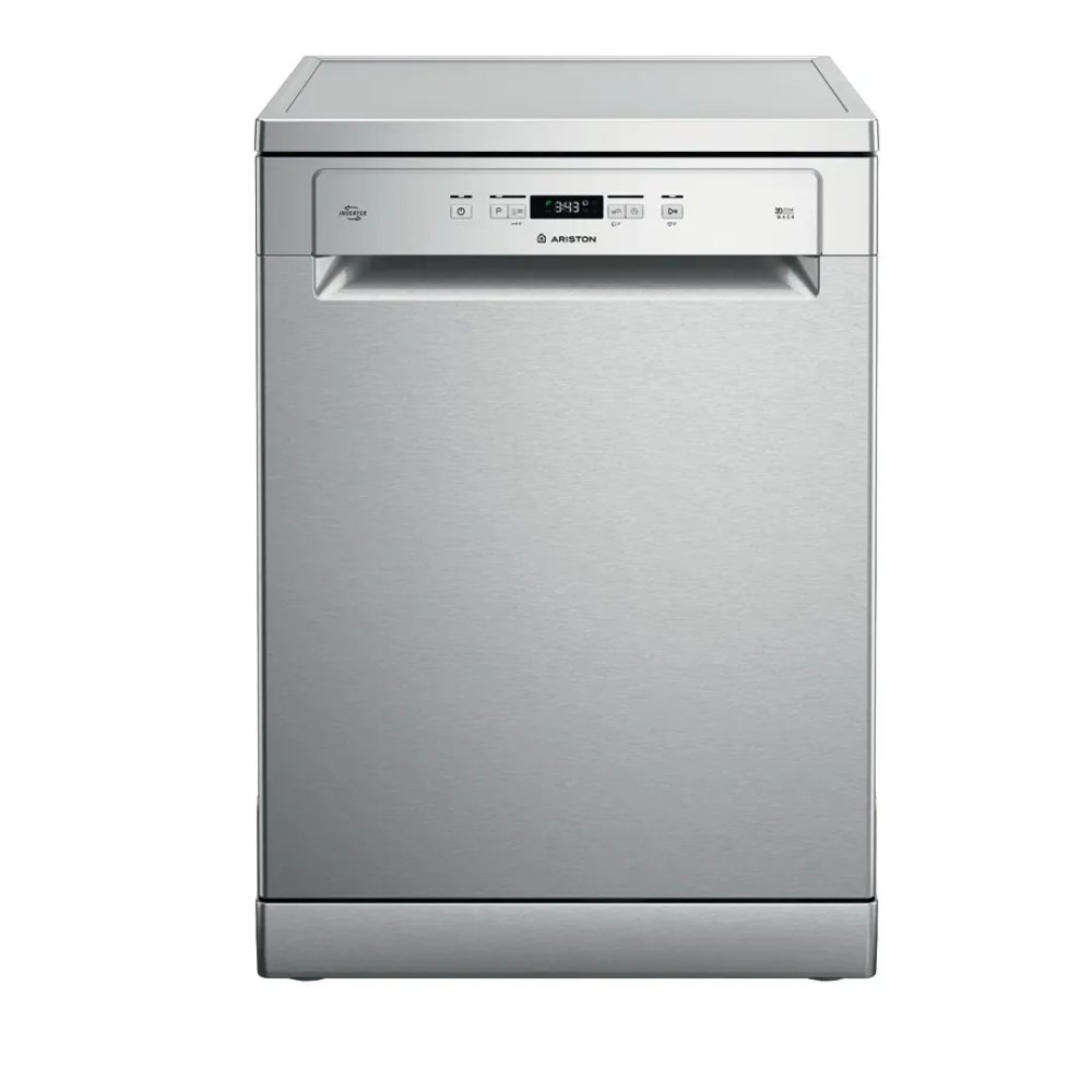 Ariston Free Stand Dishwasher A+++, 3Spray, 10Programs, Inox