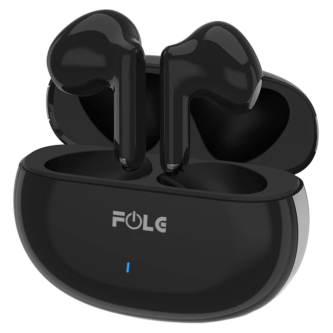 FWS25 / FOLG BUDS Lite FWS25 BLACK , talking time UP TO 5h . Support bluetooth ( charging time 1.5h