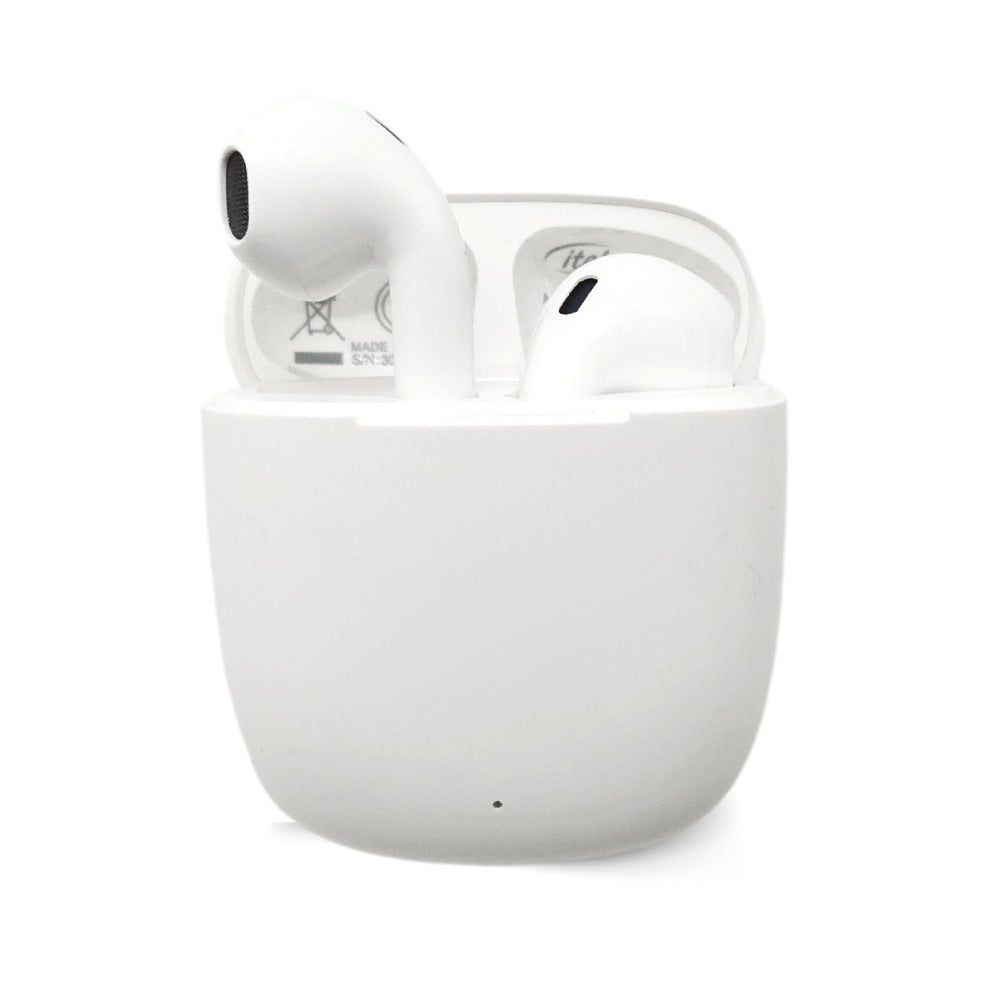 BUDSNEO ( TWS earphone ) / ITEL BUDS NEO WHITE & Black , 5  hours play time & 25 hours with charging