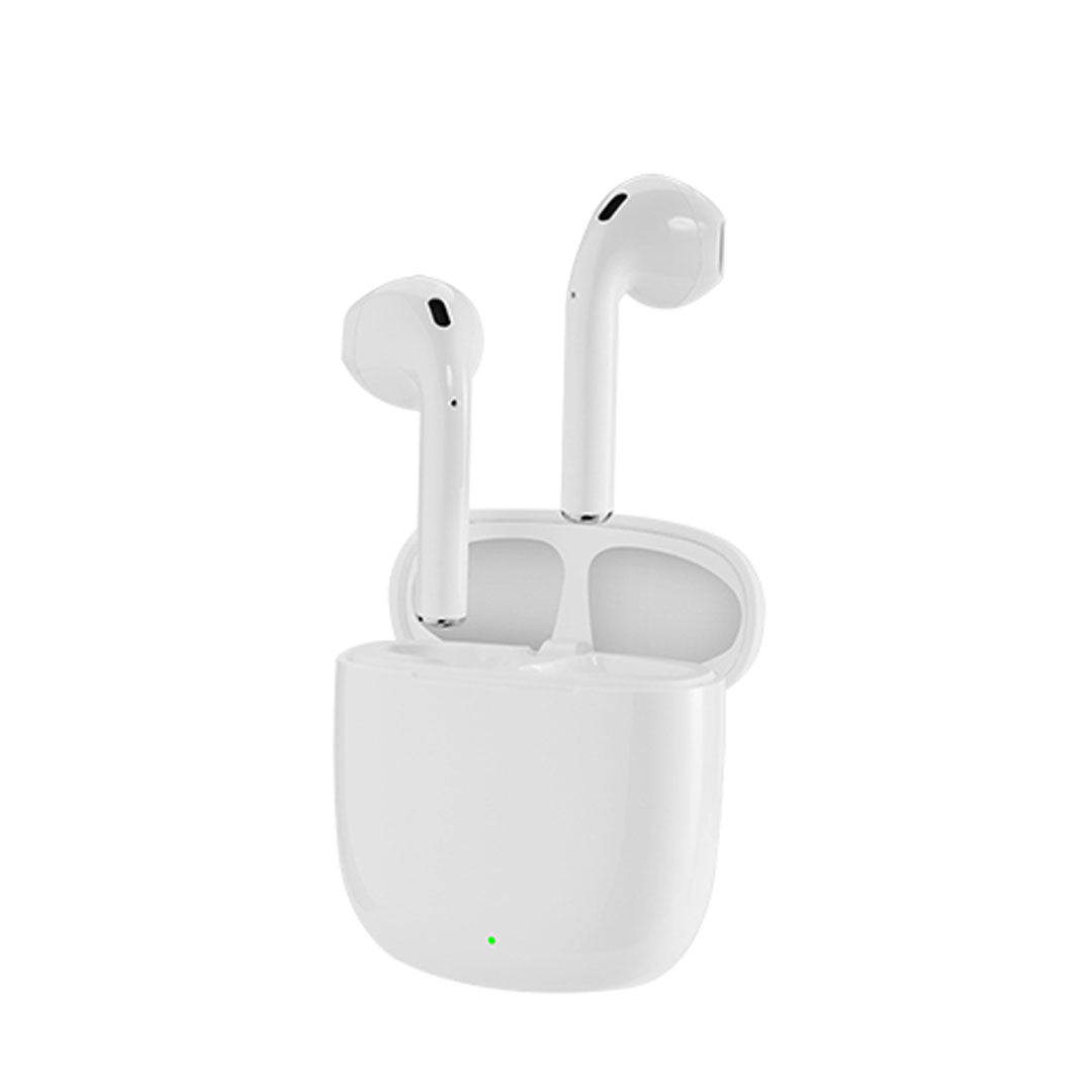 BUDSNEO ( TWS earphone ) / ITEL BUDS NEO WHITE & Black , 5  hours play time & 25 hours with charging