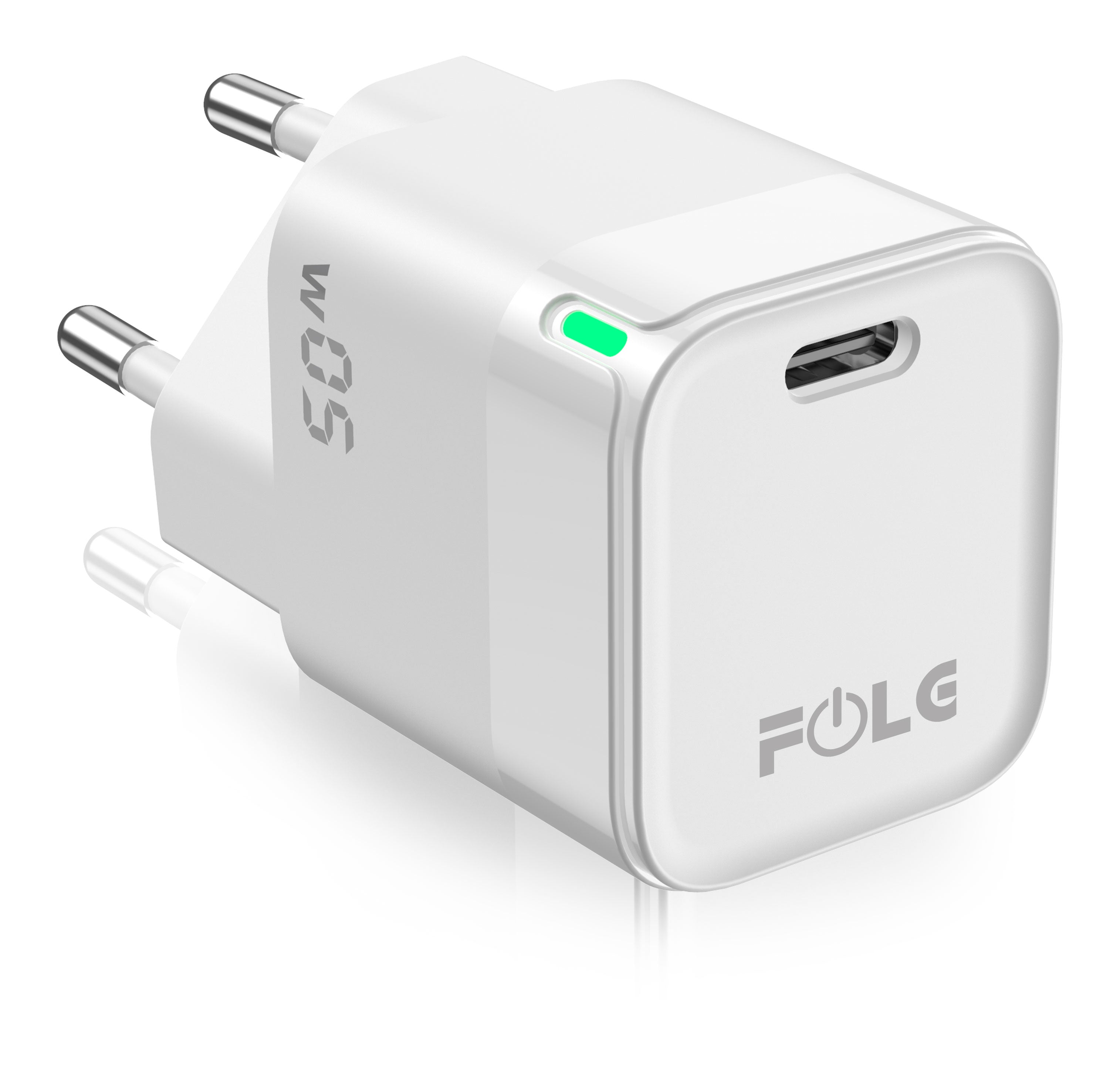 C39 / FOLG ADAPTER WHITE, charging 20 W ( Type C-to lightning Caple included ) ( 3 out put )