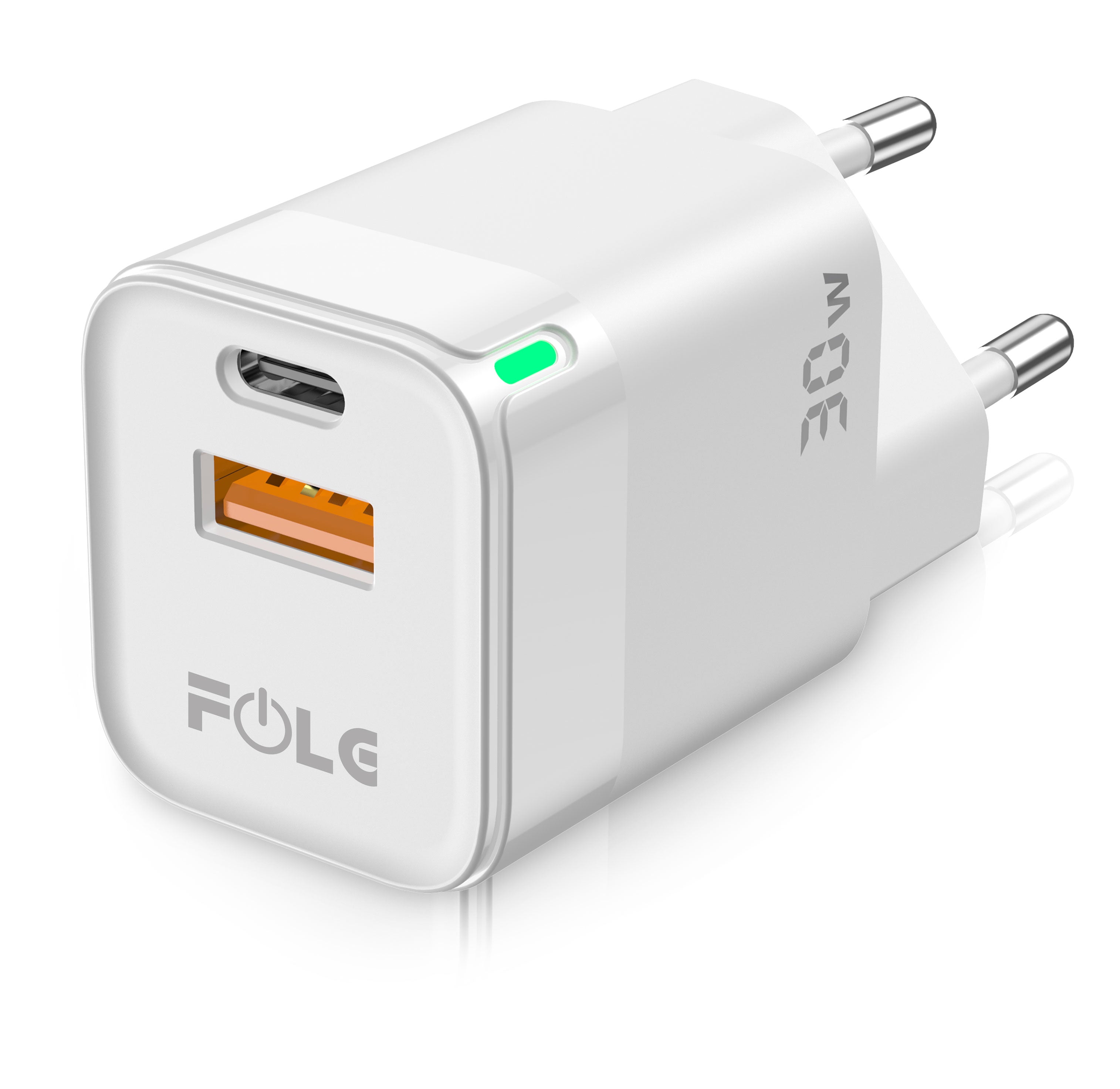 C44 / FOLG ADAPTER WHITE, charging 30 W ( 2 out put )