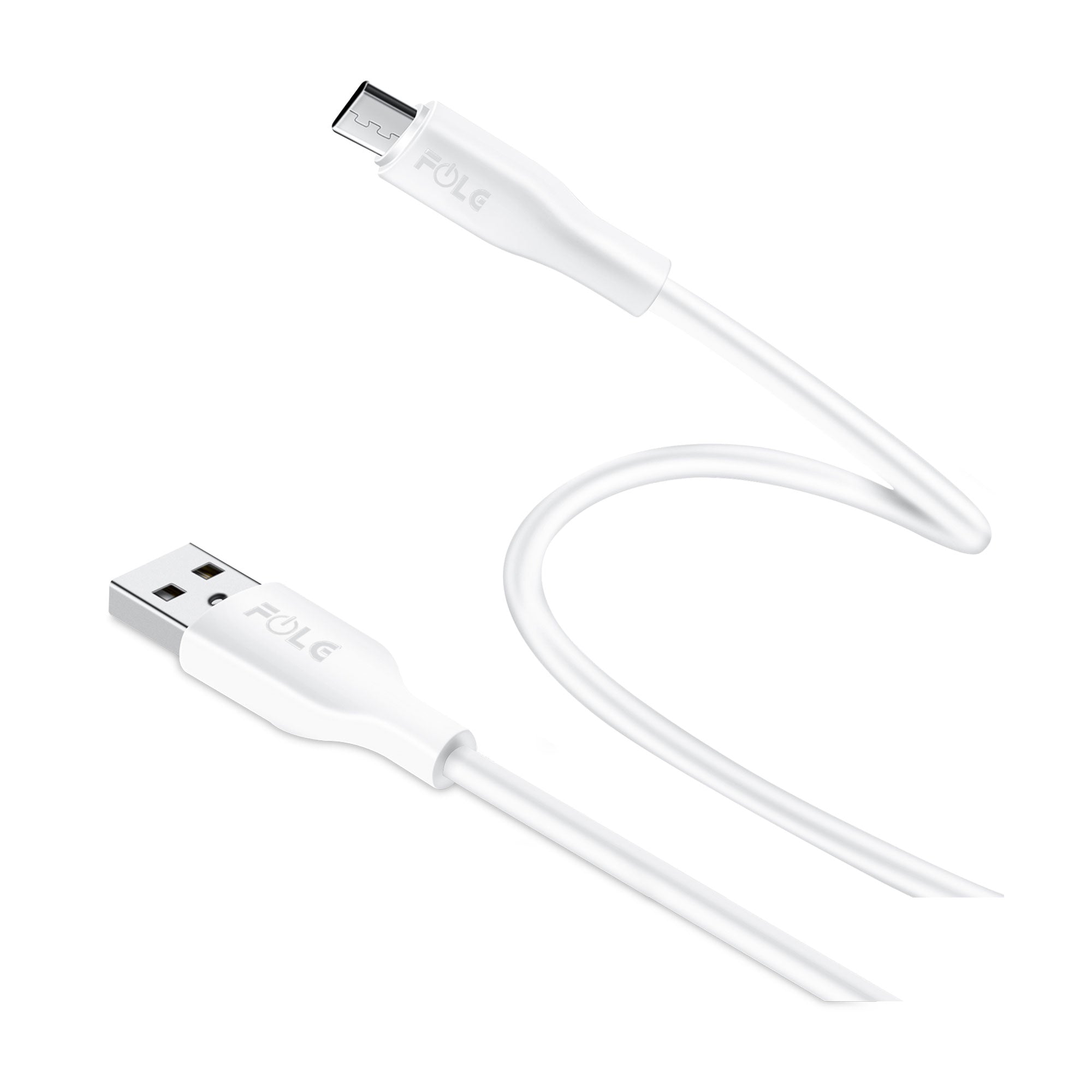 FAM4 / FOLG CABLE WHITE, USB TO micro