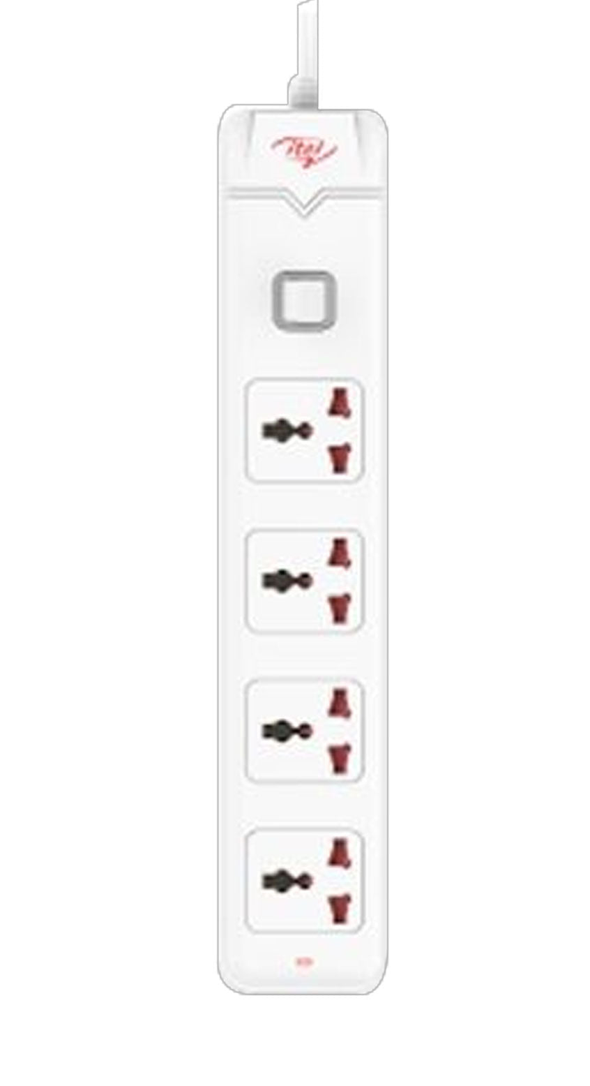 IWS-E402 / ITEL CHARGER WHITE, 4 SOCKETS , children safety shutters . 3-meter card