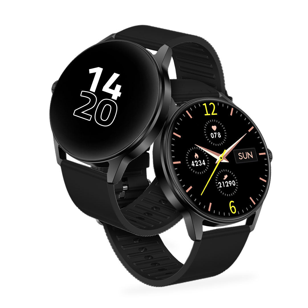 TS87 / FOLG Smart Watch TS87L BLACK , support calling & sensors supports Heart . Calories . Sleep .