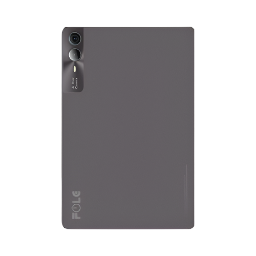 Gray phone case with 'FOLG' branding on a white background