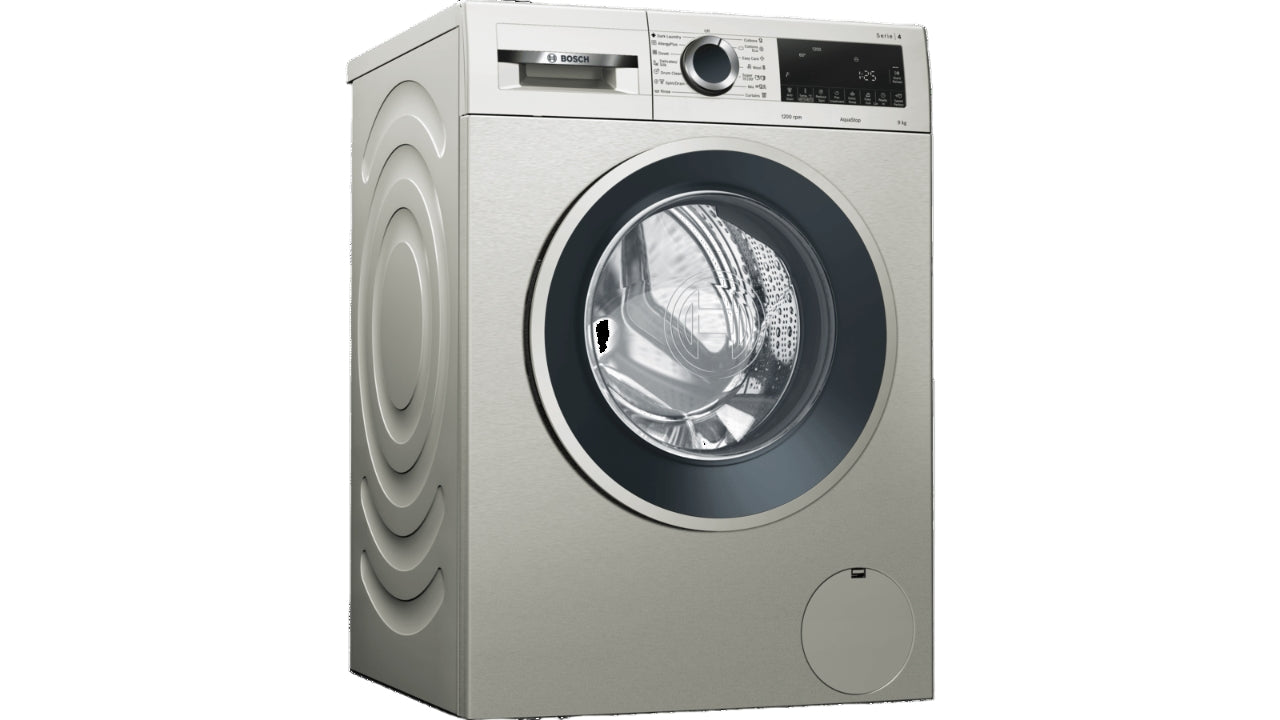 WGA242XVME / Bosch W.M 9 KG , 1200 RPM , Silver Inox , Frontloader Full Size Serie 4 9 KG / SILVER / 1200