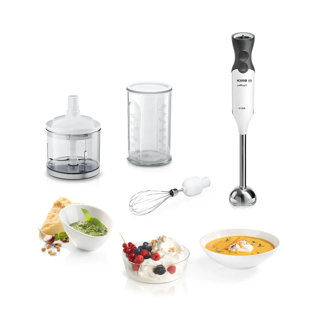 Hand Blender ErgoMixx 800 Watts, White