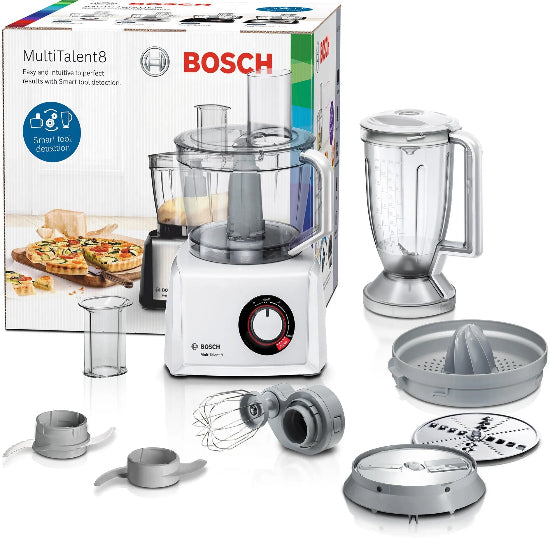 Bosch Food Processor, 1100 Watts, 4 Speeds, White Bosch Food Processor, 1100 Watts, 4 Speeds, White