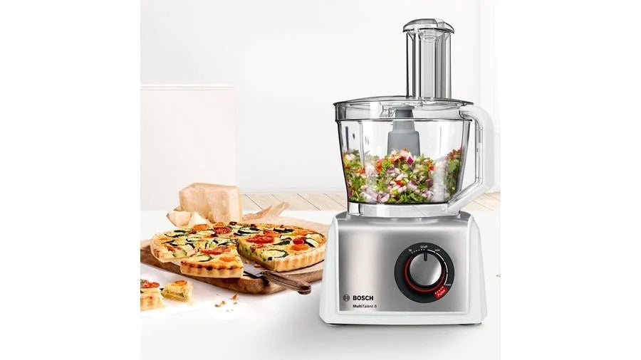 Bosch Food Processor, 1100 Watts, 4 Speeds, White Bosch Food Processor, 1100 Watts, 4 Speeds, White