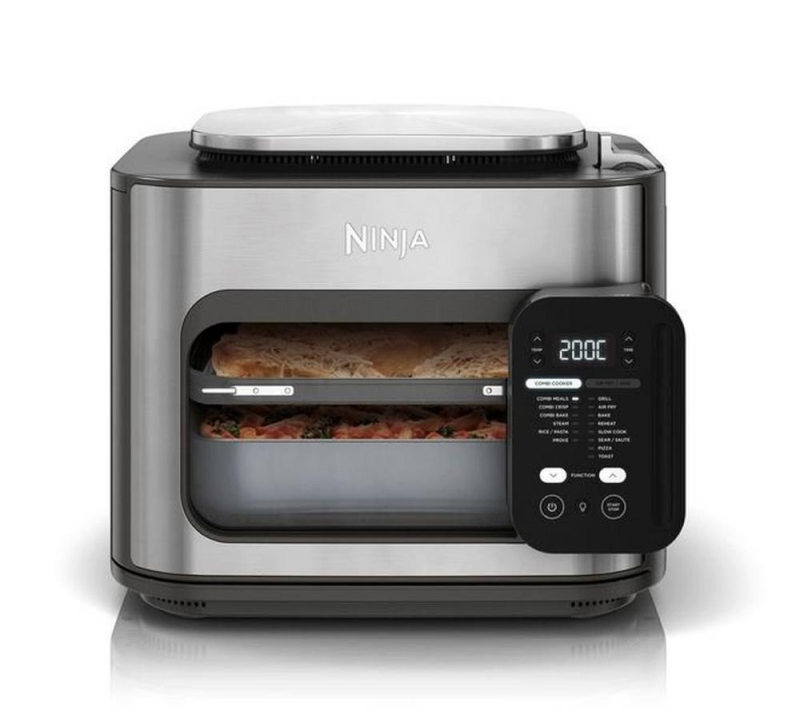 Ninja Combo 12-in-1 Multicooker, Oven & Air Fryer, 12.5Lit, Grey