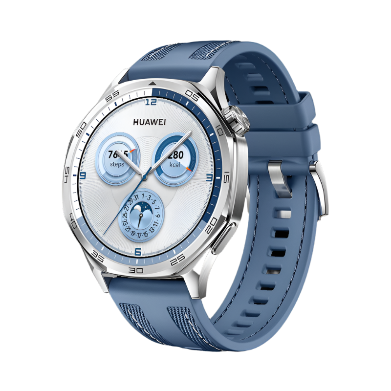 Huawei Watch GT 5 46Mm, Topa Blue Composite Braided Strap Asia & Africa, Blue