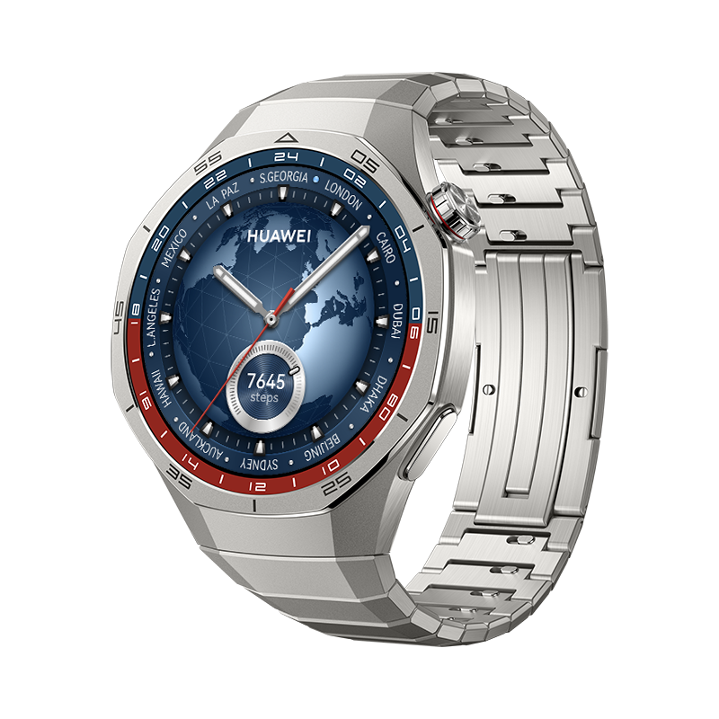 Huawei Watch GT 5 Pro 46Mm, Titanium Air Silver Titanium Strap Asia, Titanium