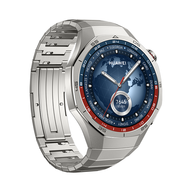 Huawei Watch GT 5 Pro 46Mm, Titanium Air Silver Titanium Strap Asia, Titanium