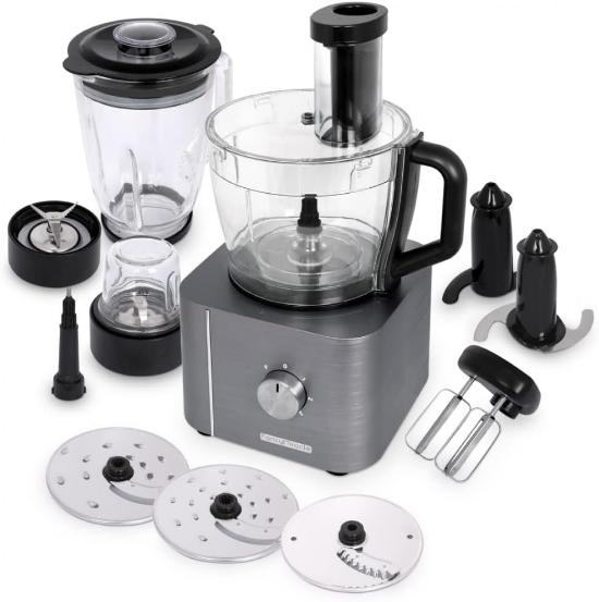 Fancy Food Processor Miracle, 1100Watts, Silver