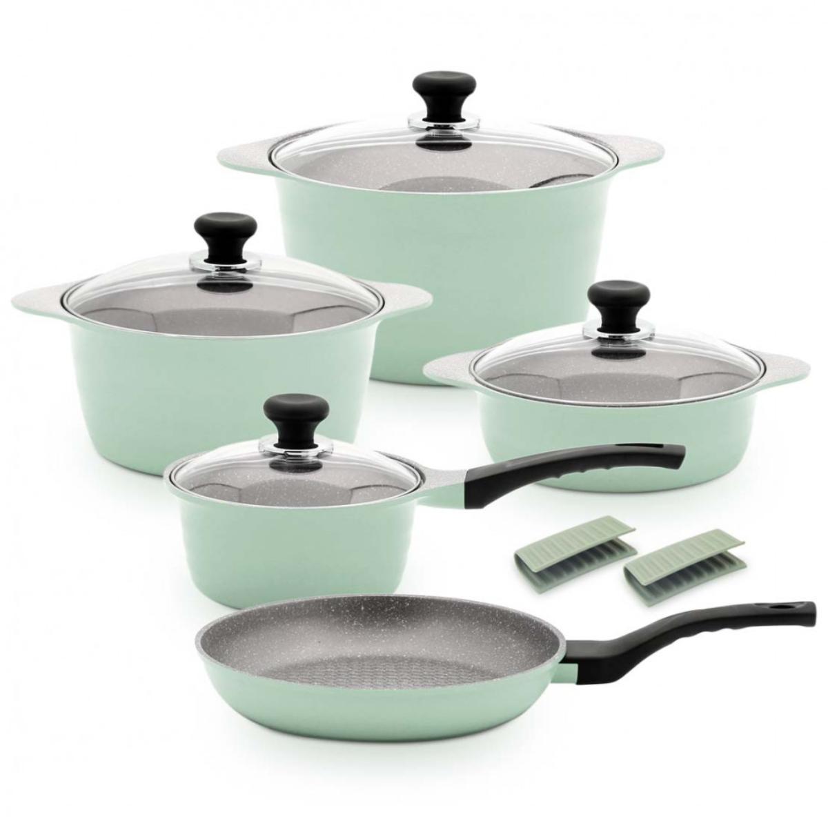 Balzano Cookware Avocado, 10 Pcs Balzano Cookware Avocado, 10 Pcs