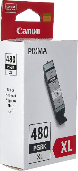 Canon Ink Cartridge PGI-480XL, High Yield Pigment, Black