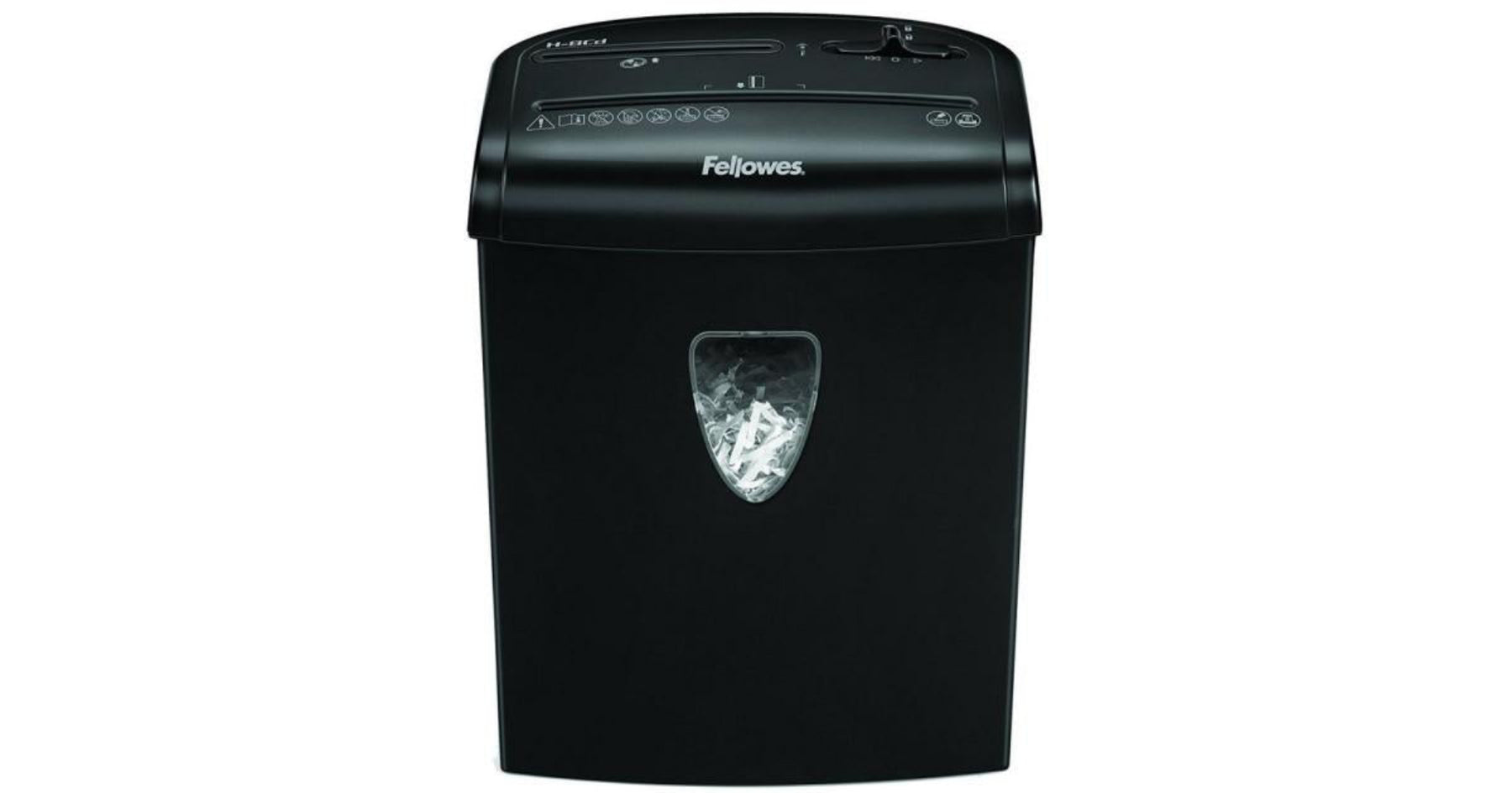 Fellowes Paper Shredder H-8CD, Black Fellowes Paper Shredder H-8CD, Black