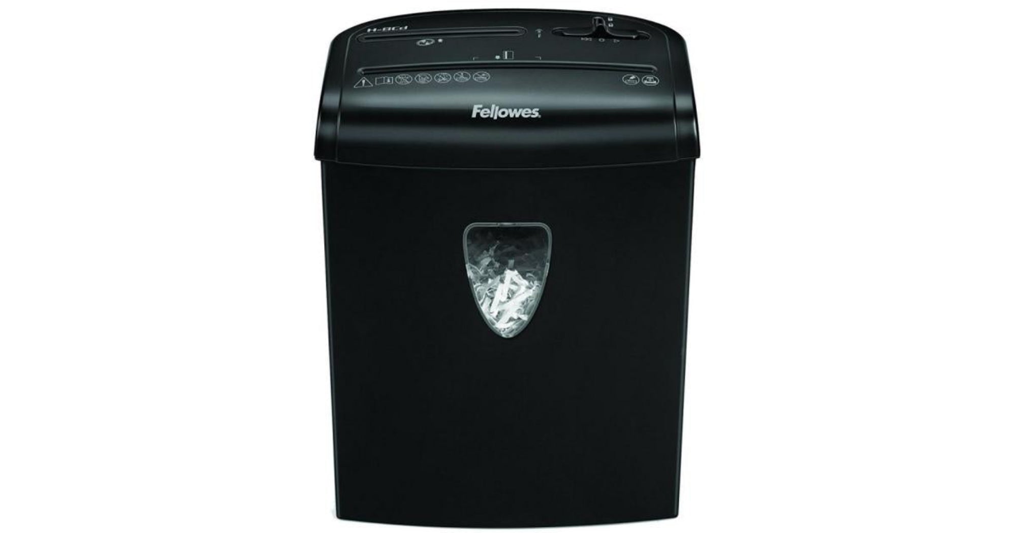 Fellowes Paper Shredder H-8CD, Black