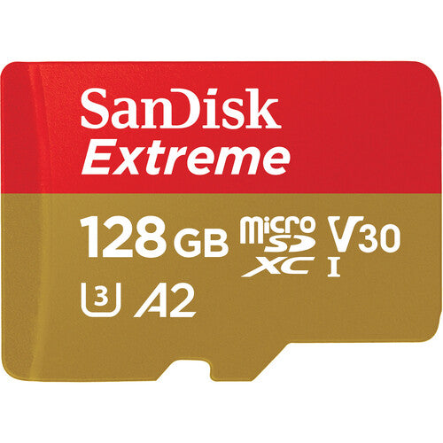 SanDisk Extreme microSD UHS I Card, 128GB