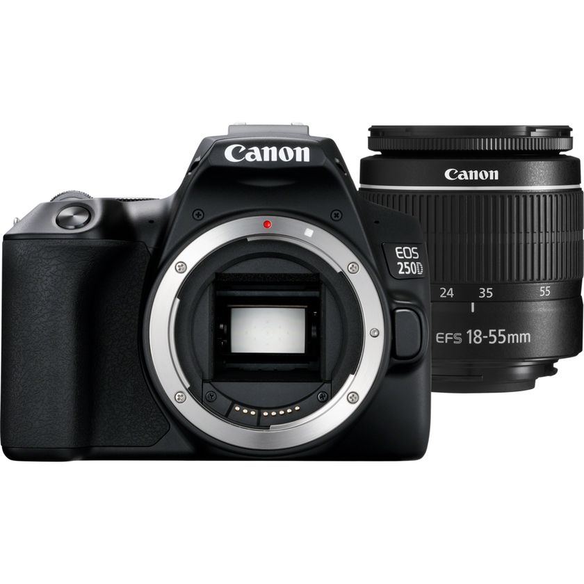 Canon Digital Camera 250D, 18-55, Black