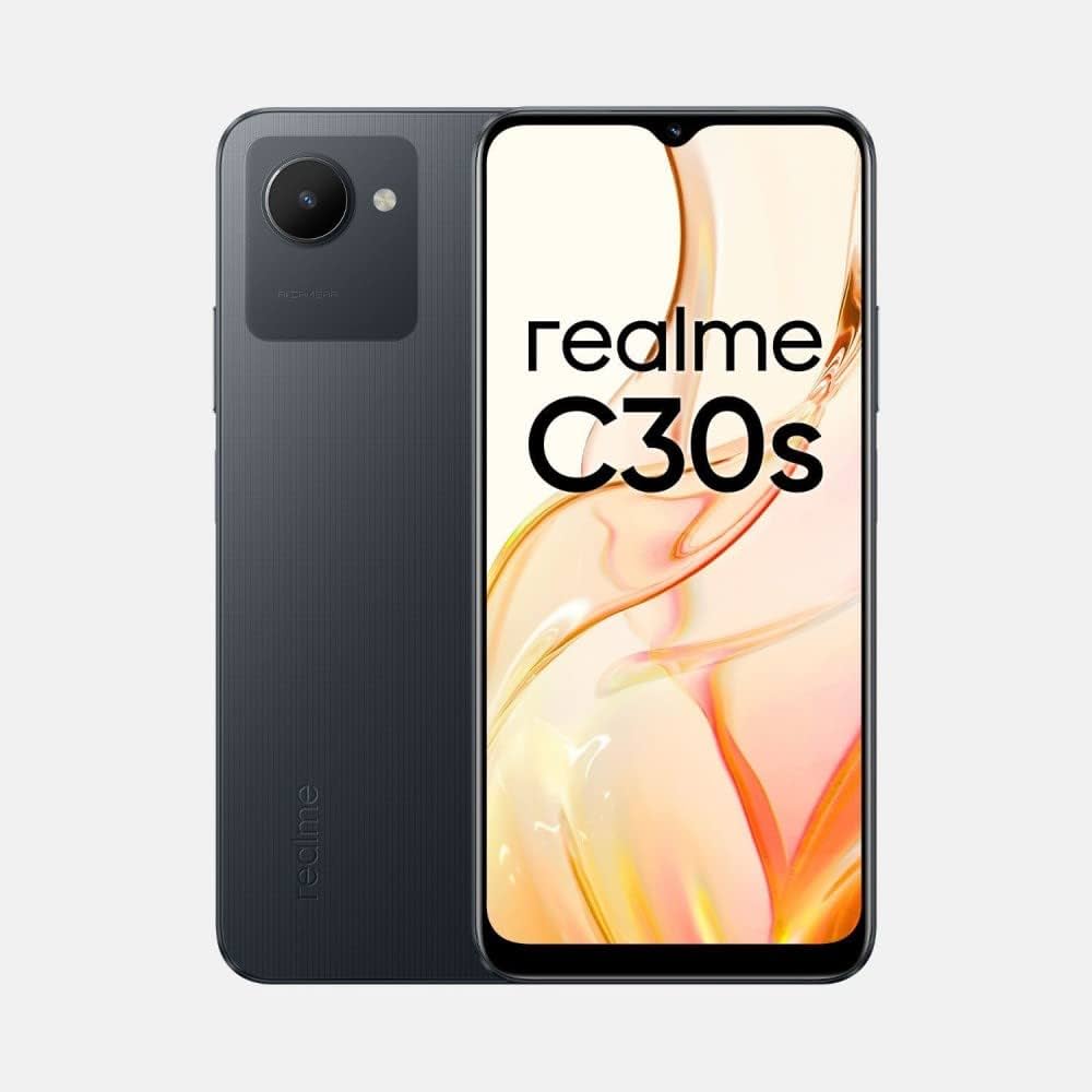 RMX3690 /Realme C30S 4GB Ram,64GB Memory,6.5"inch,5000MAH, stripe Black 64GB / 6.5" / Black