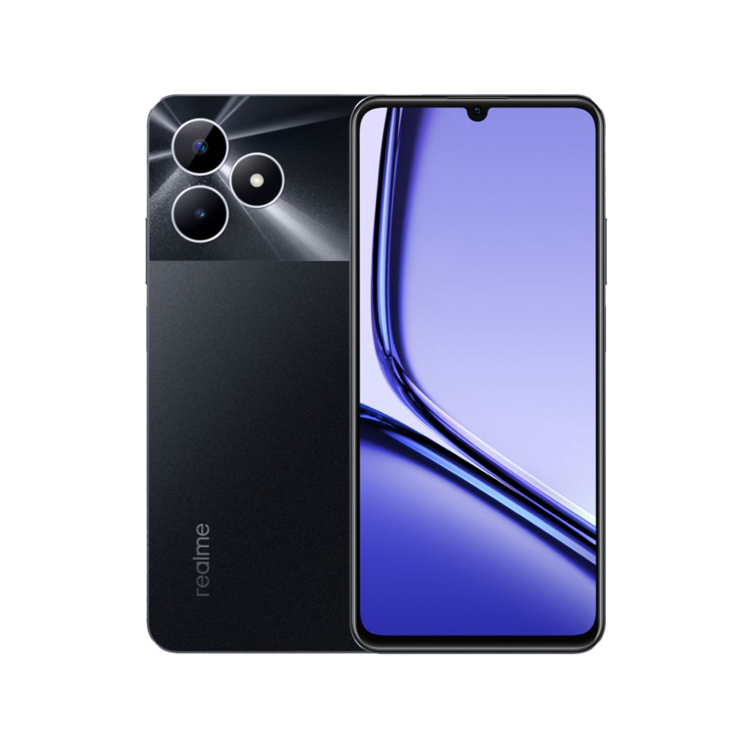 RMX3834-BLACK / REALME MOBILE PHONE-Note 50 (128GB 4GB) MIDNIGHT BLACK 128GB / 6.7" / BLACK