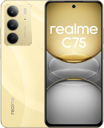 Realme C75, 8GB & 256GB, 6.7Inch, 6000Mah, Lightning Gold