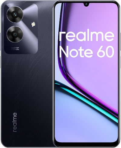 Realme Note 60, 4GB & 256GB, 6.7Inch, 5000Mah, Marble Black