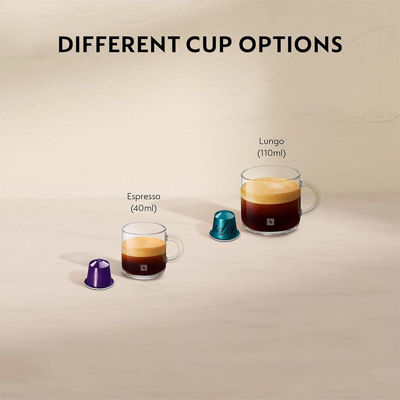 Nespresso Coffee Maker Bundle Red Pixie + Black Aeroccino3