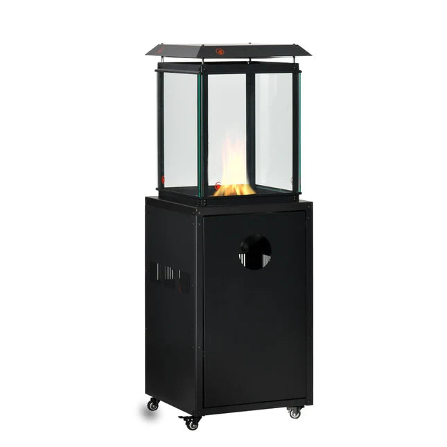 Romo Garden Gas Heater Thermal Glass, 135Cm, Black