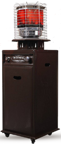 Romo Garden Gas Heater, Black