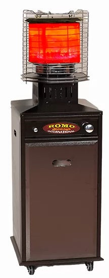 Romo Garden Gas Heater, Black