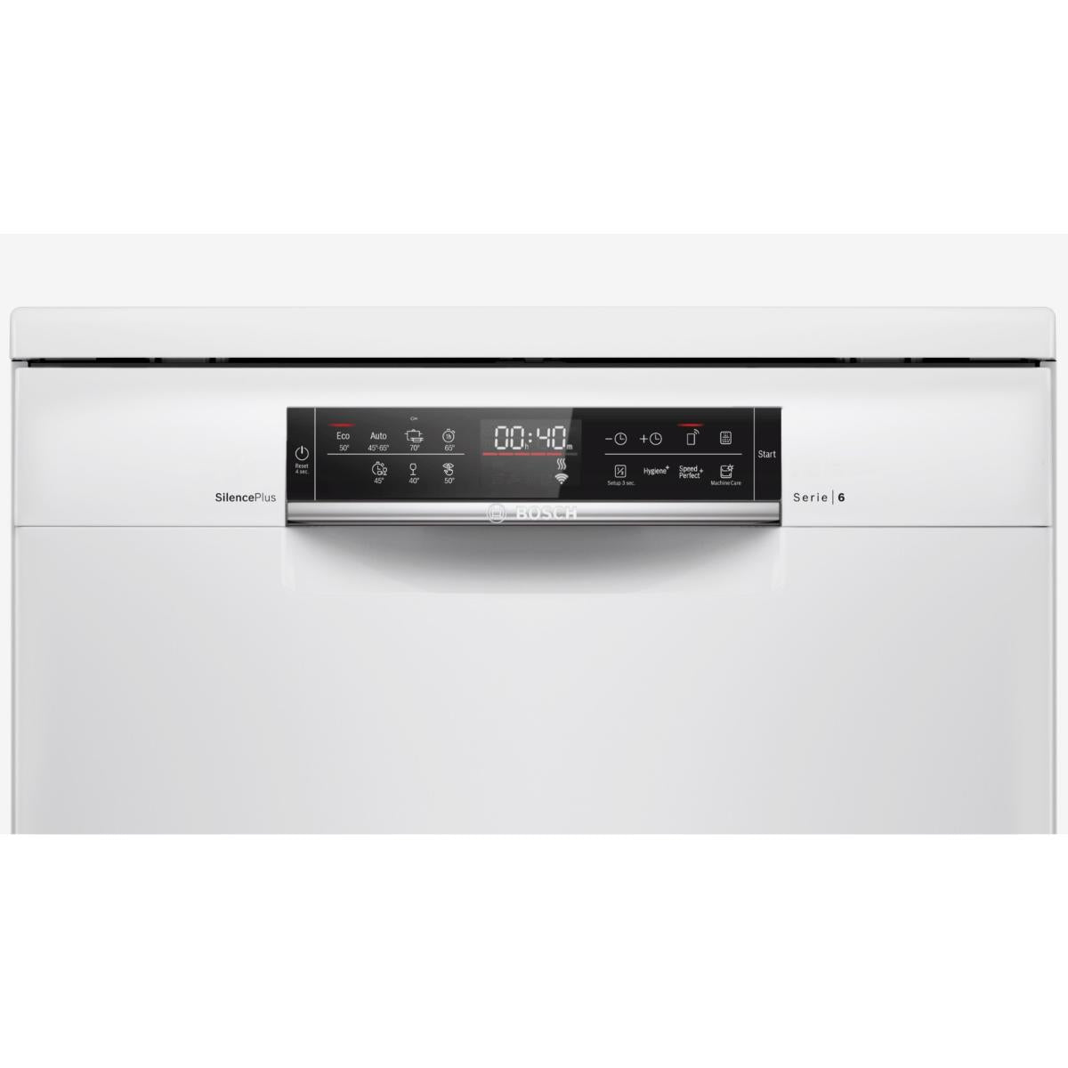 SMS6HMW27Q/16 /bosch Series free-standing dishwasher 60 cm , White ,  13 Sets. , 6 Prog.  , A++ BOSCH / White