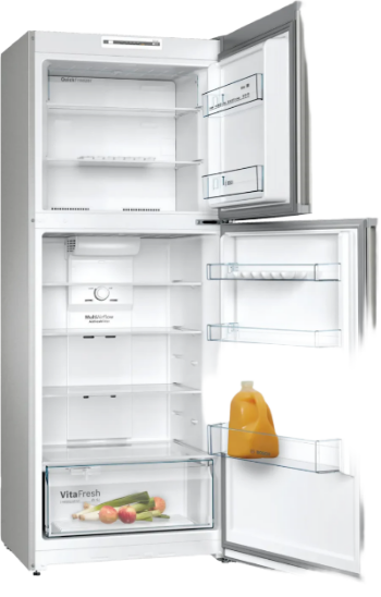 Bosch Top Mount Refrigerator with Freezer, White Bosch Top Mount Refrigerator with Freezer, White
