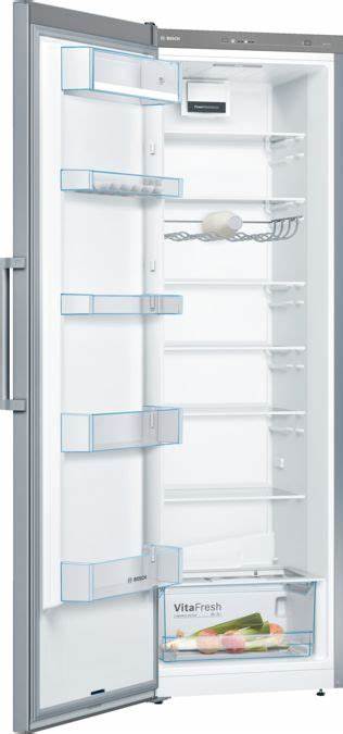 Bosch Refrigerator A++ Freestanding 186*60Cm, 348Lit, Stainless Steel