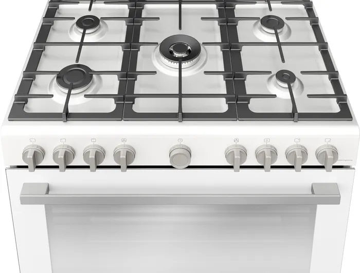 Bosch Range Cooker Gas, 5Burneers, 147Lit, 90*60Cm, White