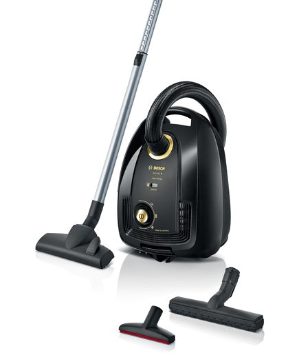 BGLS48GOLD / Bosch Bagged vacuum cleaner , 2200 W , HEPA hygienic filter , 4L , 10M , Black