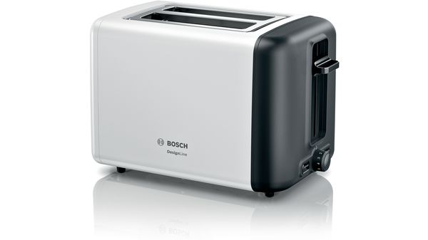 Bosch Compact Toaster Design Line 970 W 2 Slice White