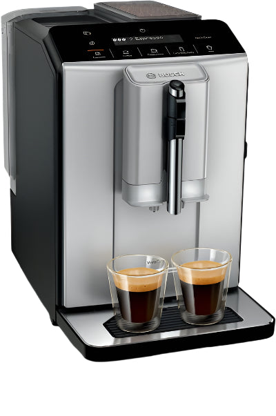 Bosch VeroCafe Silk Silver Fully Automatic Espresso Machine, Water Tank 2L , 1300W, Espre Bosch VeroCafe Silk Silver Fully Automatic Espresso Machine, Water Tank 2L , 1300W, Espre