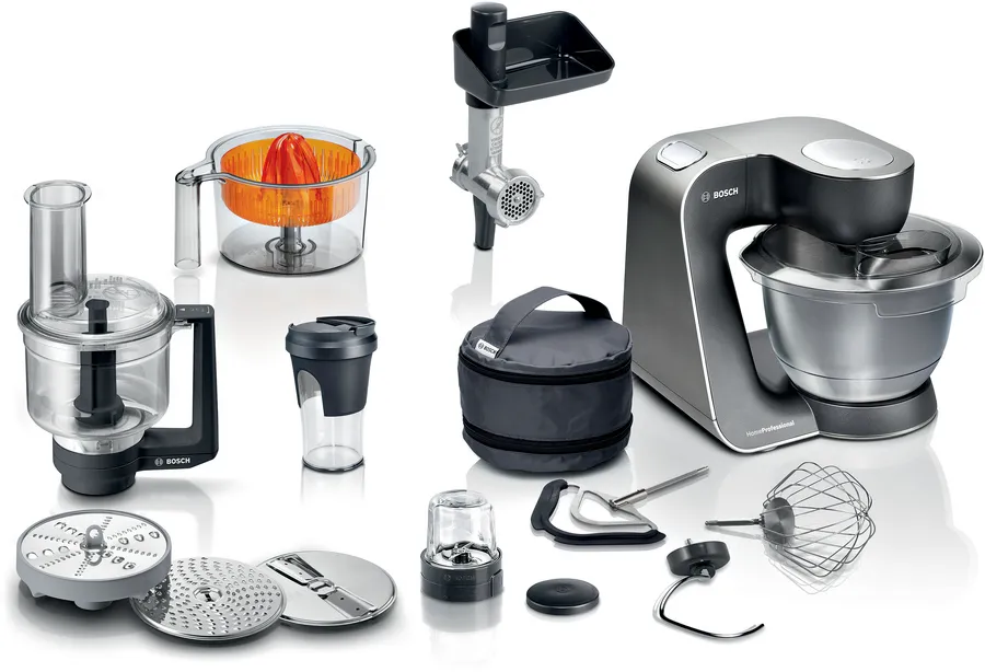 Bosch Food Processors Kitchen Machine, 1000Watts, Silver