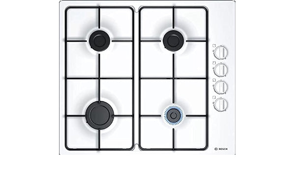 PBP6C5B80O / Bosch Built In Hop 60cm , 4 Burners , full Saftey ,1 Hand Ignation , Steel