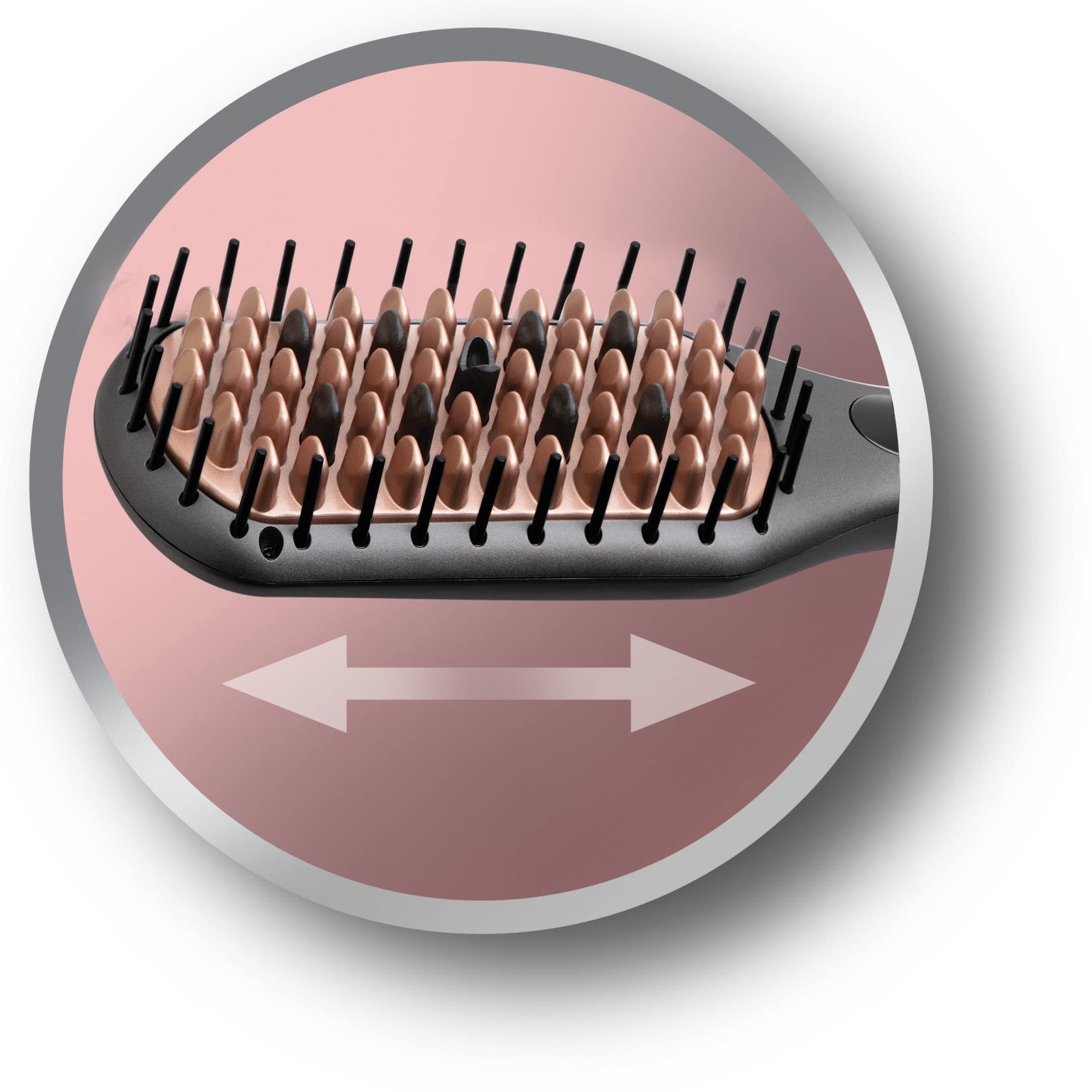 Remington Straight Brush Keratin Prom, Silver Remington Straight Brush Keratin Prom, Silver