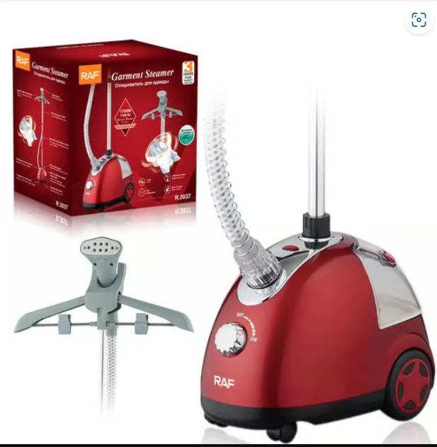 Raf Garment Steamer, 1700Watts, Red Raf Garment Steamer, 1700Watts, Red