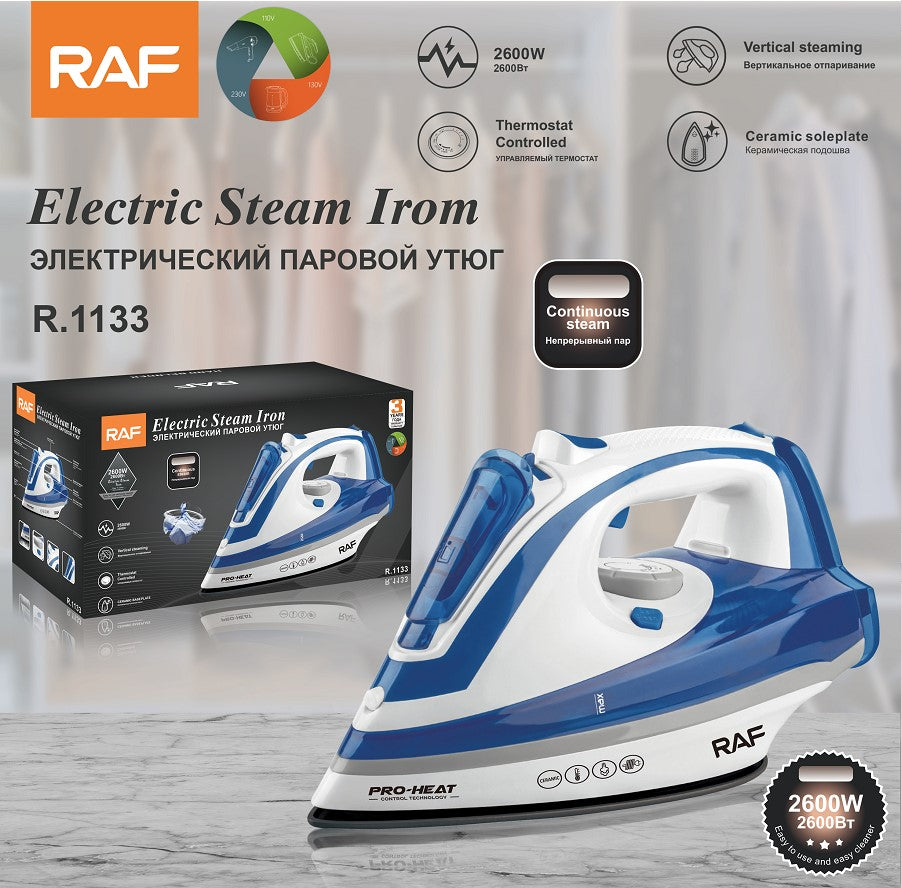 R.1133 / RAF ELECTRIC STEAM IRON 2600 WATT / YES